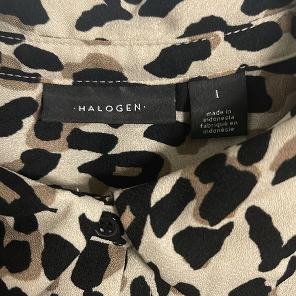 Halogen Button Down Long Sleeve Top - Picture 3 of 4